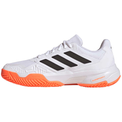 adidas Courtjam Control 3 Tennisschuhe Herren KJ3699 - cloud white/core black/lucid orange 42