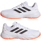 adidas Courtjam Control 3 Tennisschuhe Herren KJ3699 - cloud white/core black/lucid orange 42