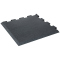TRENDY SPORT Bodenmatte Rubber Flooring Segura black 1000 Eckst&uuml;ck schwarz 1,0 cm