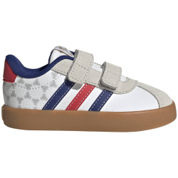 adidas VL Court 3.0 Sneaker Kinder KJ6131 - cloud white/pure ruby/mystery ink 22
