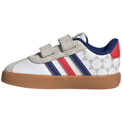 adidas VL Court 3.0 Sneaker Kinder KJ6131 - cloud white/pure ruby/mystery ink 22