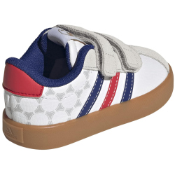 adidas VL Court 3.0 Sneaker Kinder KJ6131 - cloud white/pure ruby/mystery ink 22