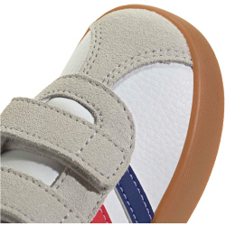 adidas VL Court 3.0 Sneaker Kinder KJ6131 - cloud white/pure ruby/mystery ink 22