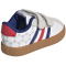 adidas VL Court 3.0 Sneaker Kinder KJ6131 - cloud white/pure ruby/mystery ink 22