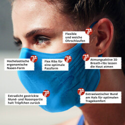UYN Community Mask navy M