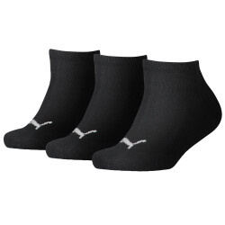 3er Pack PUMA Kinder Sneakersocken black 23-26