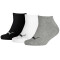 3er Pack PUMA Kinder Sneakersocken grey/white/black 23-26