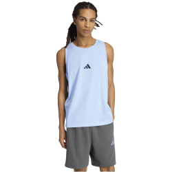 adidas Essentials Small Logo Tanktop Herren KT5077 - glow blue S