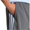 adidas Essentials 3-Streifen French Terry Sweatshorts Herren KT5109 - grey six/glow blue S