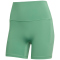 adidas 3-Streifen Studio All Me Booty kurze Leggings Damen KV4682 - preloved green L/5"