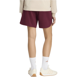adidas 3-Streifen Studio Fleece Loose Sweatshorts Damen KV6604 - maroon XS