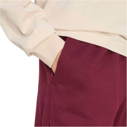 adidas 3-Streifen Studio Fleece Loose Sweatshorts Damen KV6604 - maroon XS