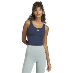 adidas 3-Streifen Studio All Me Light Support Tanktop Damen KV6611 - legend ink M