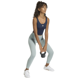 adidas 3-Streifen Studio All Me Light Support Tanktop Damen KV6611 - legend ink M