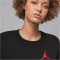 NIKE Jordan Jumpman Girlfriend LBR T-Shirt Damen 010 - black/gym red XS