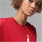 NIKE Jordan Jumpman Girlfriend HBR T-Shirt Damen 687 - gym red/white XS