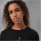 NIKE Jordan Jumpman Girlfriend HBR T-Shirt Damen 010 - black/gym red XS