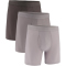 3er Pack UNDER ARMOUR Performance Tech Mesh Mod 6" Boxershorts Herren 050 - gray dawn XS