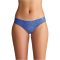 3er Pack UNDER ARMOUR Pure Stretch No-Show Print Bikini Briefs Damen 477 - washed navy XS
