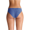 3er Pack UNDER ARMOUR Pure Stretch No-Show Print Bikini Briefs Damen 477 - washed navy XS