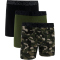 3er Pack UNDER ARMOUR Performance Cotton Print 6" Boxershorts Herren 311 - marine od green XS
