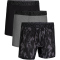 3er Pack UNDER ARMOUR Performance Tech Mesh Print 6" Boxershorts Herren 021 - castlerock S