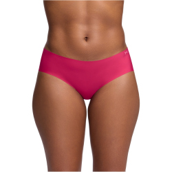 3er Pack UNDER ARMOUR Pure Stretch No-Show Solid Hipster Damen 650 - shaded fuchsia XL
