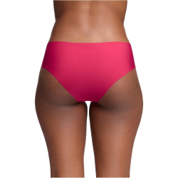 3er Pack UNDER ARMOUR Pure Stretch No-Show Solid Hipster Damen 650 - shaded fuchsia XL
