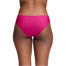 3er Pack UNDER ARMOUR Pure Stretch No-Show Solid Bikini Briefs Damen 677 - rebel pink S