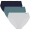 3er Pack UNDER ARMOUR Pure Stretch No-Show Solid Bikini Briefs Damen 051 - halo gray XS