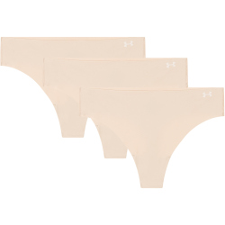 3er Pack UNDER ARMOUR Pure Stretch No-Show Solid String Damen 249 - hue 500 M