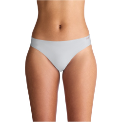 3er Pack UNDER ARMOUR Pure Stretch No-Show Solid String Damen 051 - halo gray M