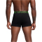 3er Pack UNDER ARMOUR Performance Cotton Solid 3" Boxershorts Herren 988 - black/hi vis yello XS