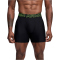 3er Pack UNDER ARMOUR Performance Tech Mesh Solid 6" Boxershorts Herren 989 - black/red XS