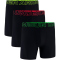 3er Pack UNDER ARMOUR Performance Tech Mesh Solid 6" Boxershorts Herren 989 - black/red S