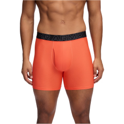 3er Pack UNDER ARMOUR Performance Tech Mesh Solid 6" Boxershorts Herren 616 - fire S