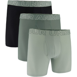 3er Pack UNDER ARMOUR Performance Tech Mesh Solid 6"...