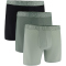 3er Pack UNDER ARMOUR Performance Tech Mesh Solid 6" Boxershorts Herren 331 - hydro green XS
