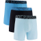 3er Pack UNDER ARMOUR Performance Tech Solid 6" Boxershorts Herren 485 - stream XS