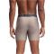 3er Pack UNDER ARMOUR Performance Tech Solid 6" Boxershorts Herren 254 - taupe dusk XS