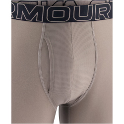 3er Pack UNDER ARMOUR Performance Tech Solid 6" Boxershorts Herren 254 - taupe dusk S