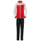 Kempa Emotion Kapuzen-Trainingsanzug Damen rot/weiß 44