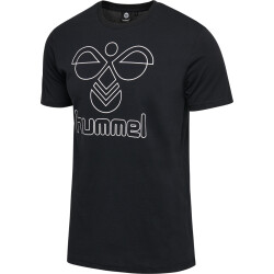 hummel hmlPETER Freizeit T-Shirt kurzarm Herren black S