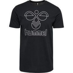 hummel hmlPETER Freizeit T-Shirt kurzarm Herren black S