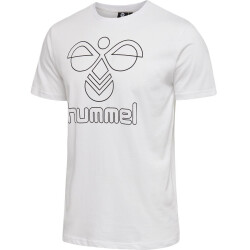 hummel hmlPETER Freizeit T-Shirt kurzarm Herren white S