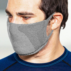 TRERE Social Mask Sportmaske Mund-Nasen-Bedeckung grey M