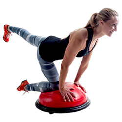 Pure2Improve Balance Ball mit abnehmbaren Griffen