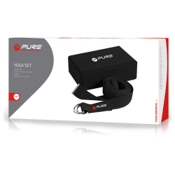 Pure2Improve Yoga Set mit Yogagurt und Yogablock