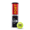 4er Pack DUNLOP DTB Fort Tournament Tennisb&auml;lle Dose