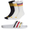 adidas Deutschland WM Adilette Badelatschen + Socken Set